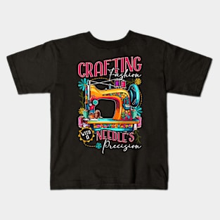 Crafting fashion embroidery expertise Kids T-Shirt